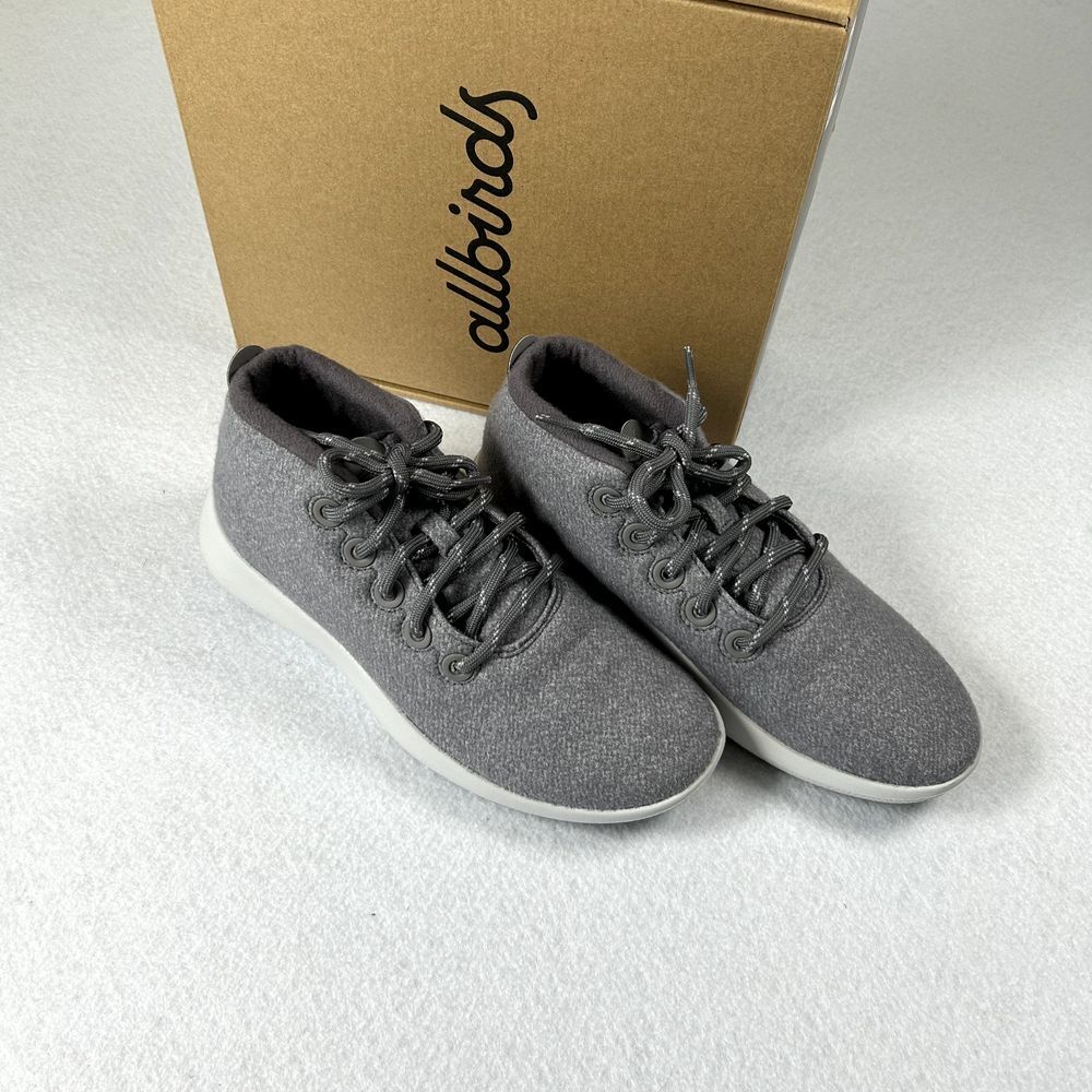 Allbirds Wool Runner Up Mizzle‎ Sneakers Women Size 10 Medium Light Grey Shoes